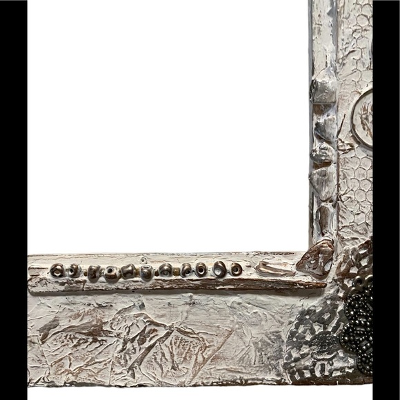 NEW Hand Decorated & Painted 5 x 7” Wooden Frame. One Of A Kind. - Picture 7 of 12